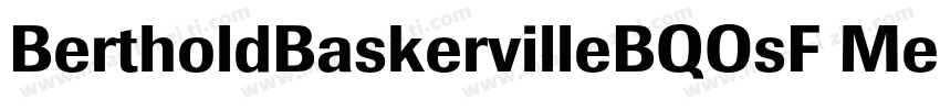 BertholdBaskervilleBQOsF Medium字体转换